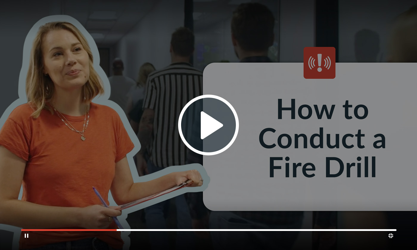 Linked Video on How to Conduct a Fire Drill